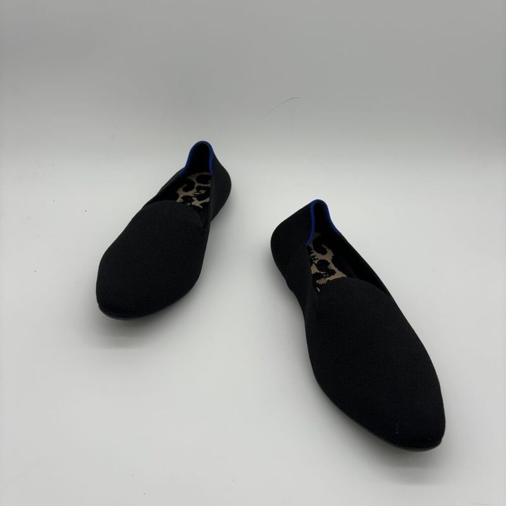 Rothy's Black Knit Slip on Flats
